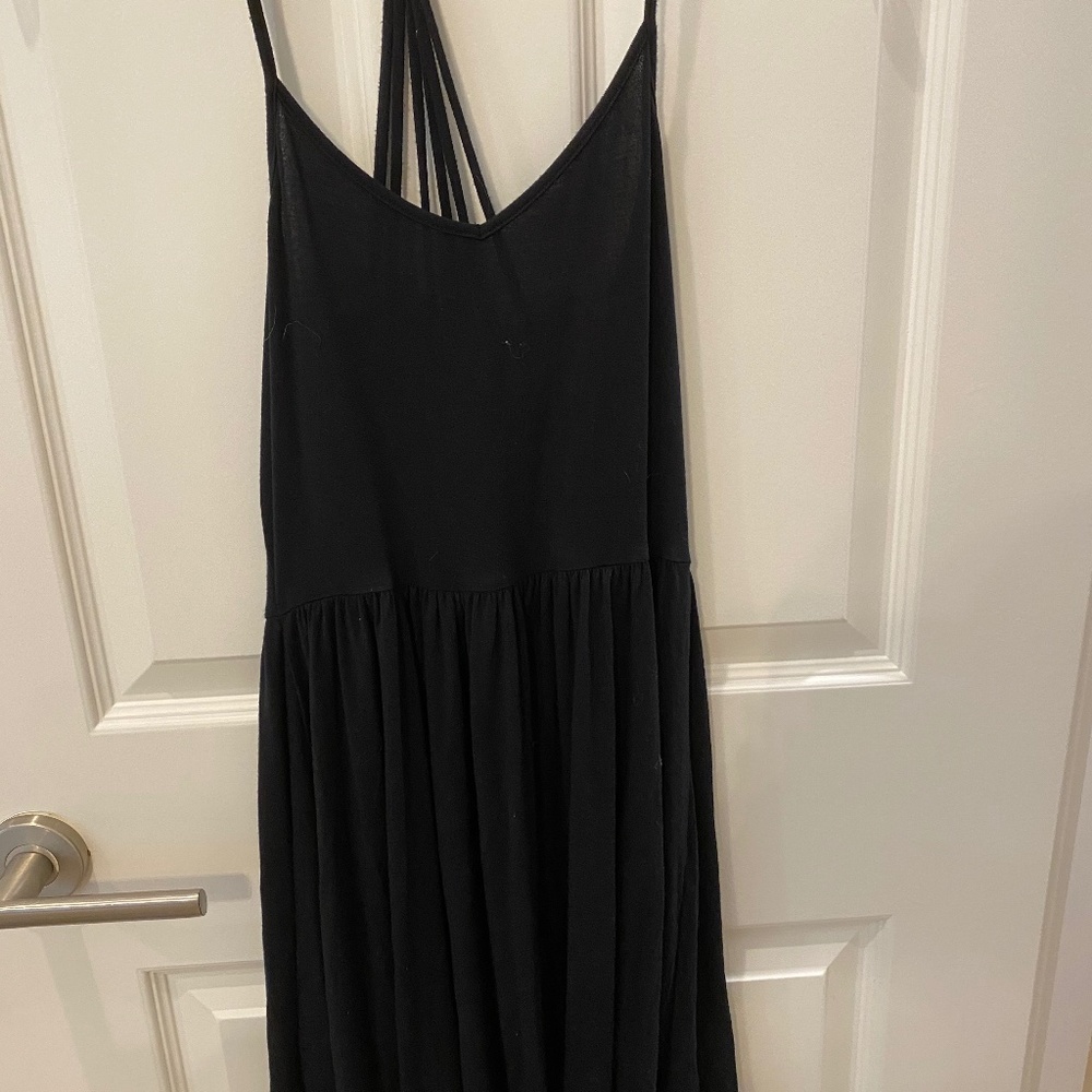 Black skater dress